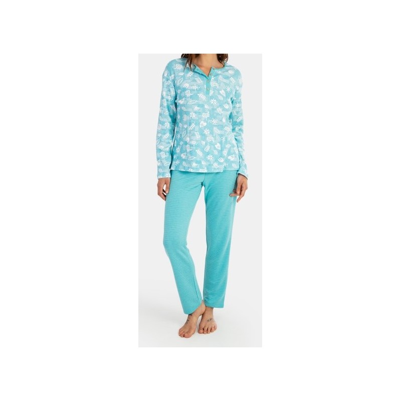 Pyjama Coton - Polyester/Viscose